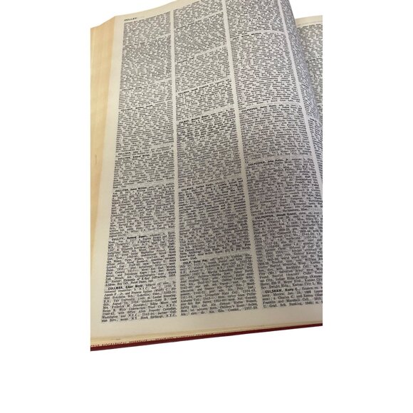 Whos Who In America 1966-1967 100th Anniversary Edition Hardcover Book - Picture 6 of 9